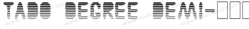 Tado Degree Demi字体转换